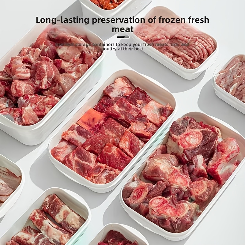 10Pcs Reusable Stackable Food  - Food Storage Boxes With Lids 评论和价格