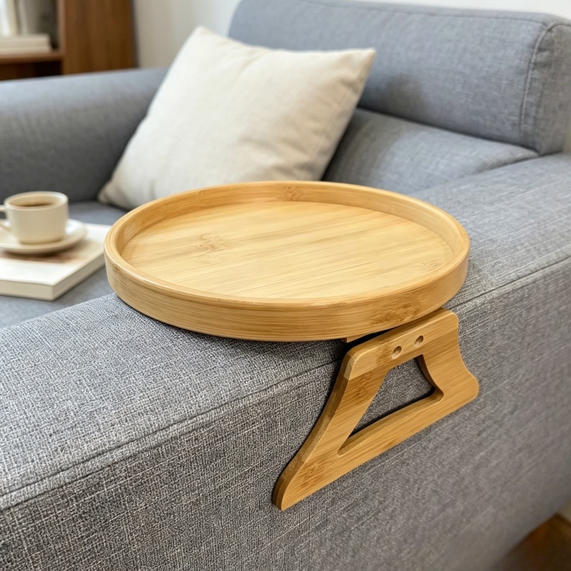 Clip-On Natural Wood Sofa Armr - Food Storage Practices 评论和价格