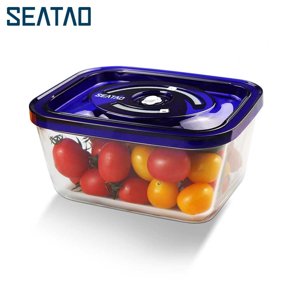 SEATAO Glass Food Storage Cont - Food Storage With Glass Lids 评论和价格