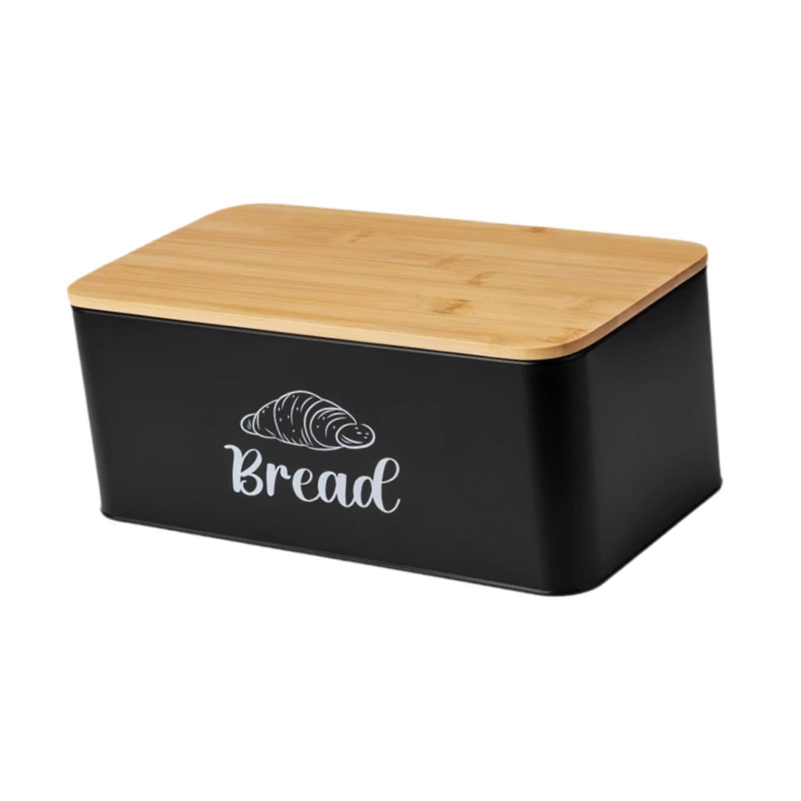 Bread Keeper Storage Bin Durab - Bread Box Bamboo 评论和价格