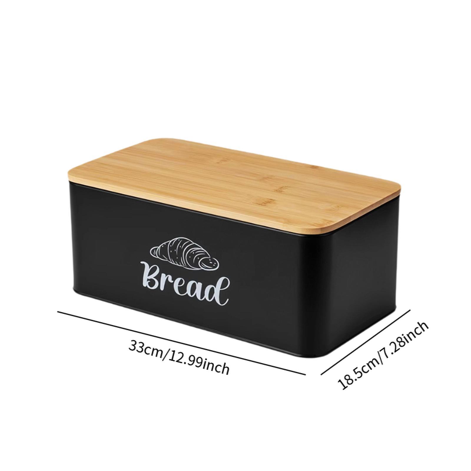 Bread Keeper Storage Bin Durab - Bread Box Bamboo 评论和价格
