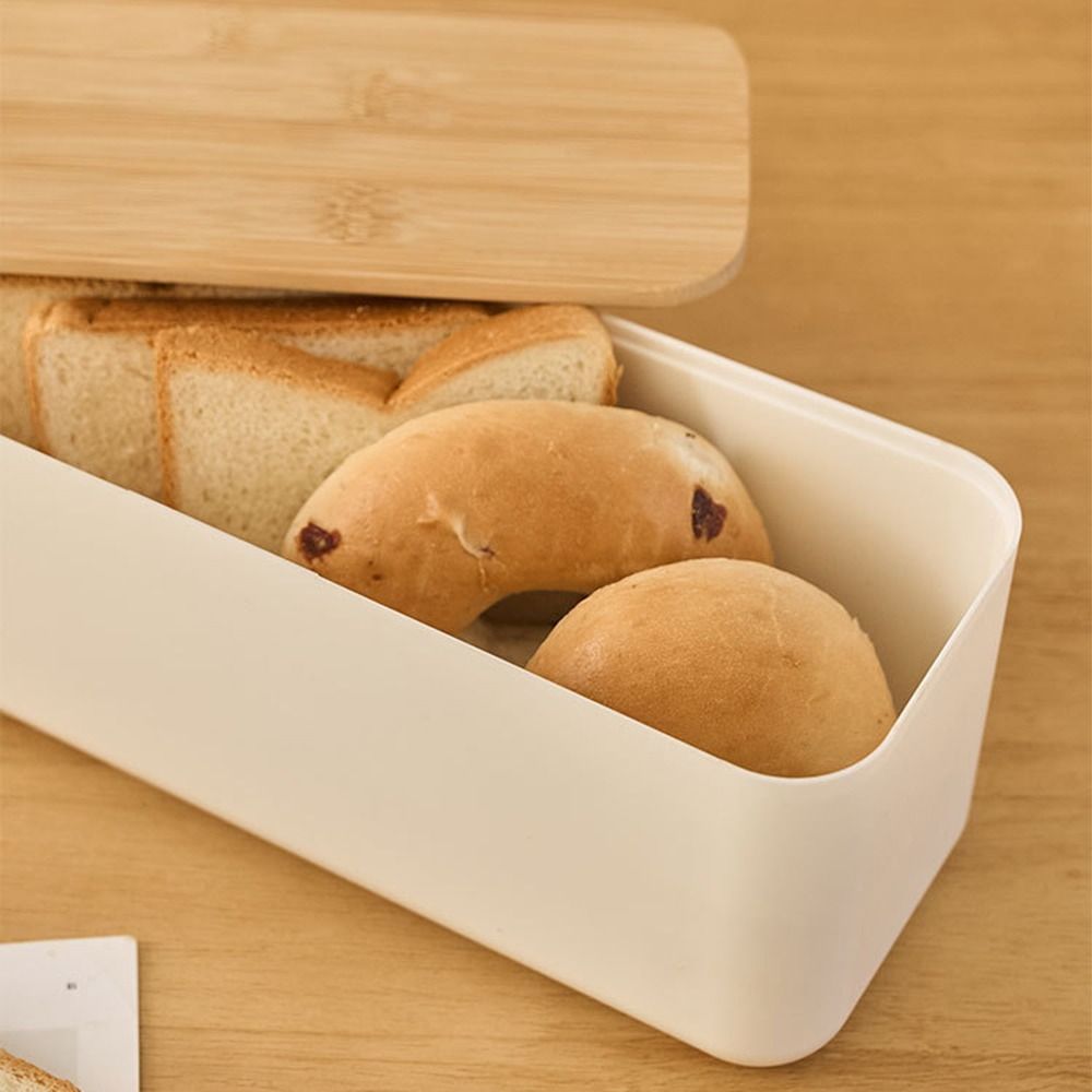 Cutting Board Lid Bread Box Wi - Bread Box Bamboo 评论和价格